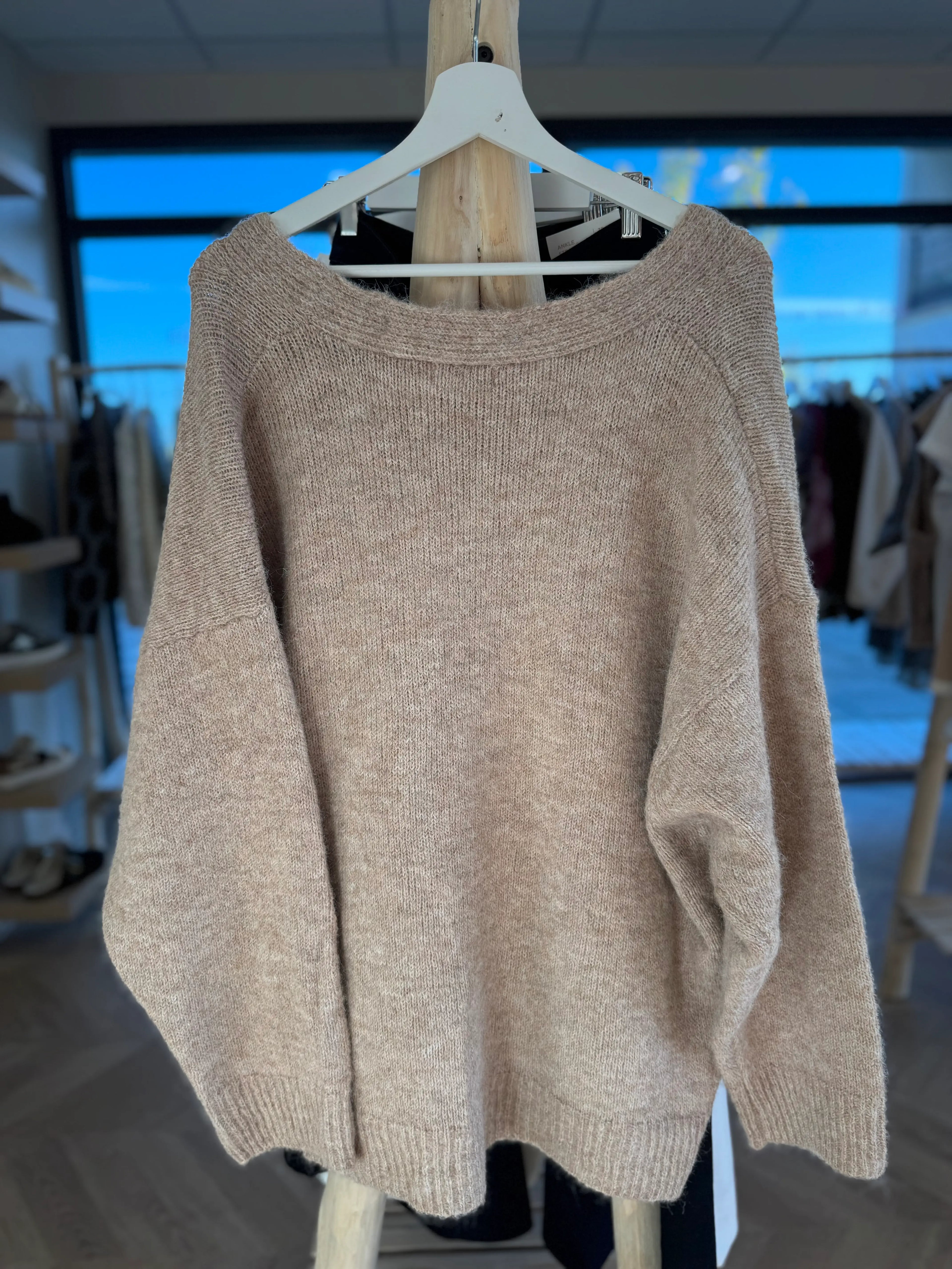 Gilet oversize en maille douce