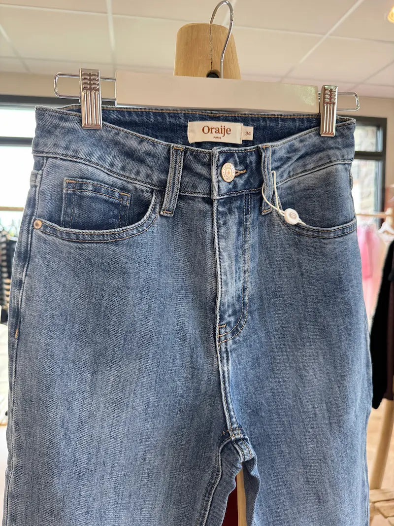 Jean Momfit Coupé – Maryline Bleu Foncé | Oraije