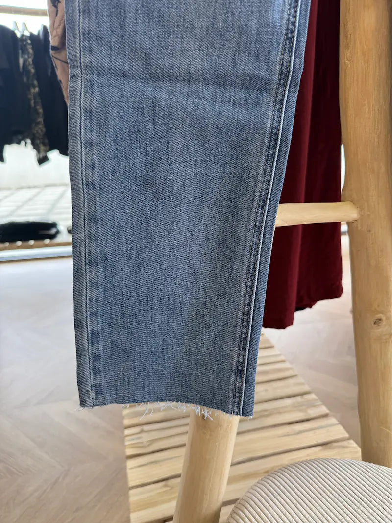 Jean Momfit Coupé – Maryline Bleu Foncé | Oraije