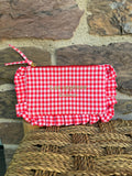 Pochette «  les copines d’abord », effet Vichy