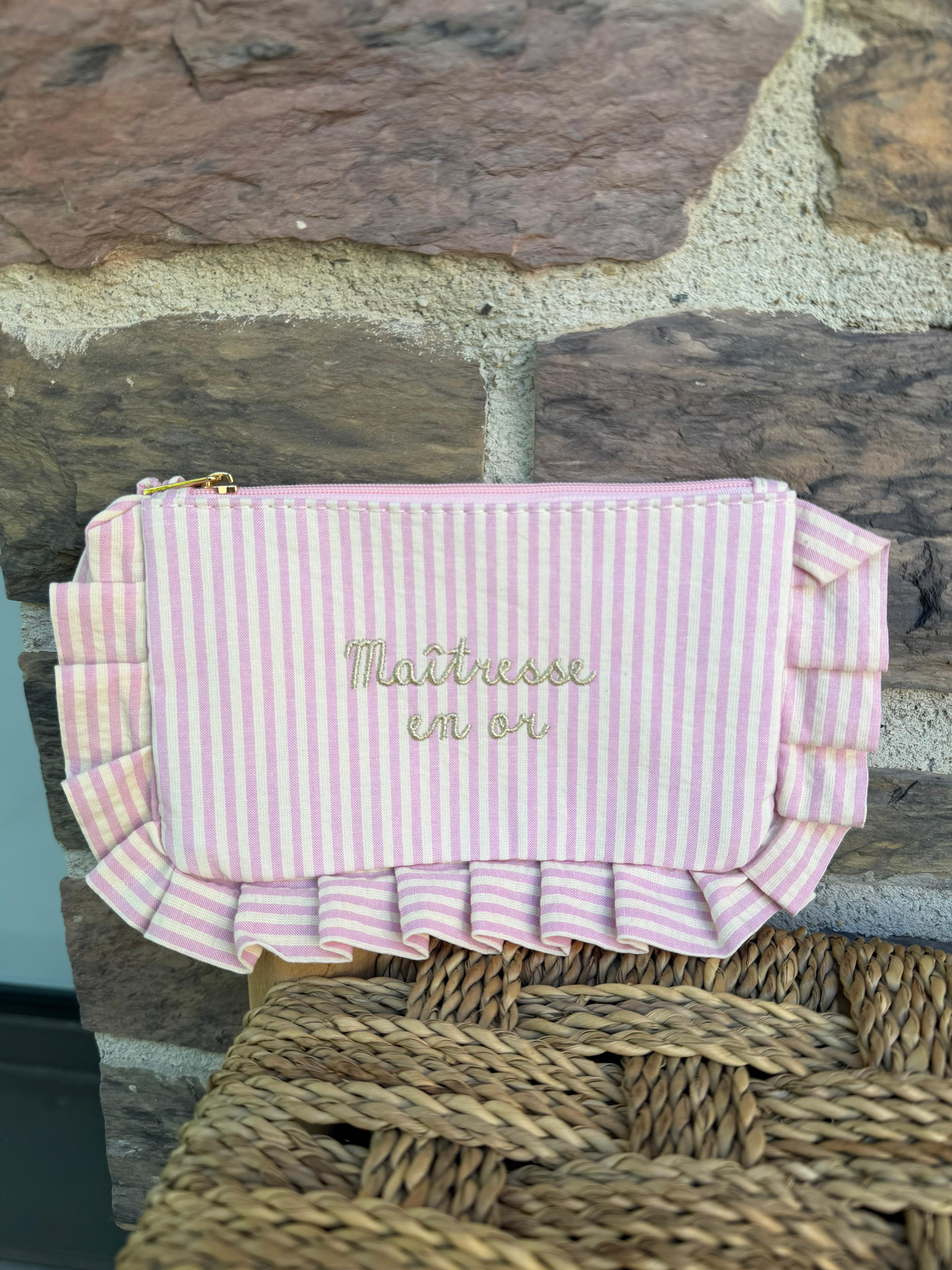 Pochette « maîtresse en or »