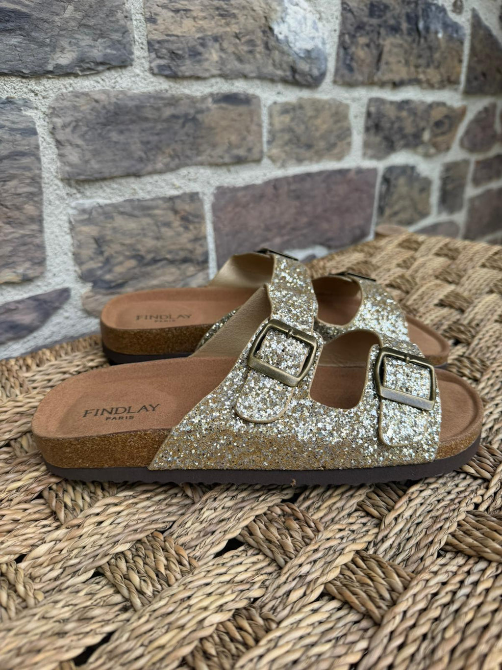 Sandales en suède