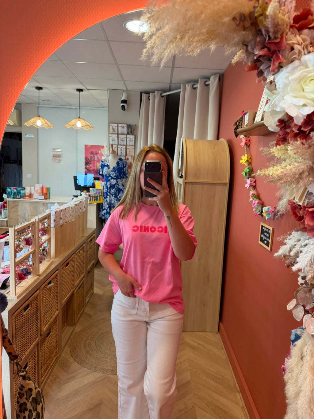 T-shirt Iconic – fuchsia