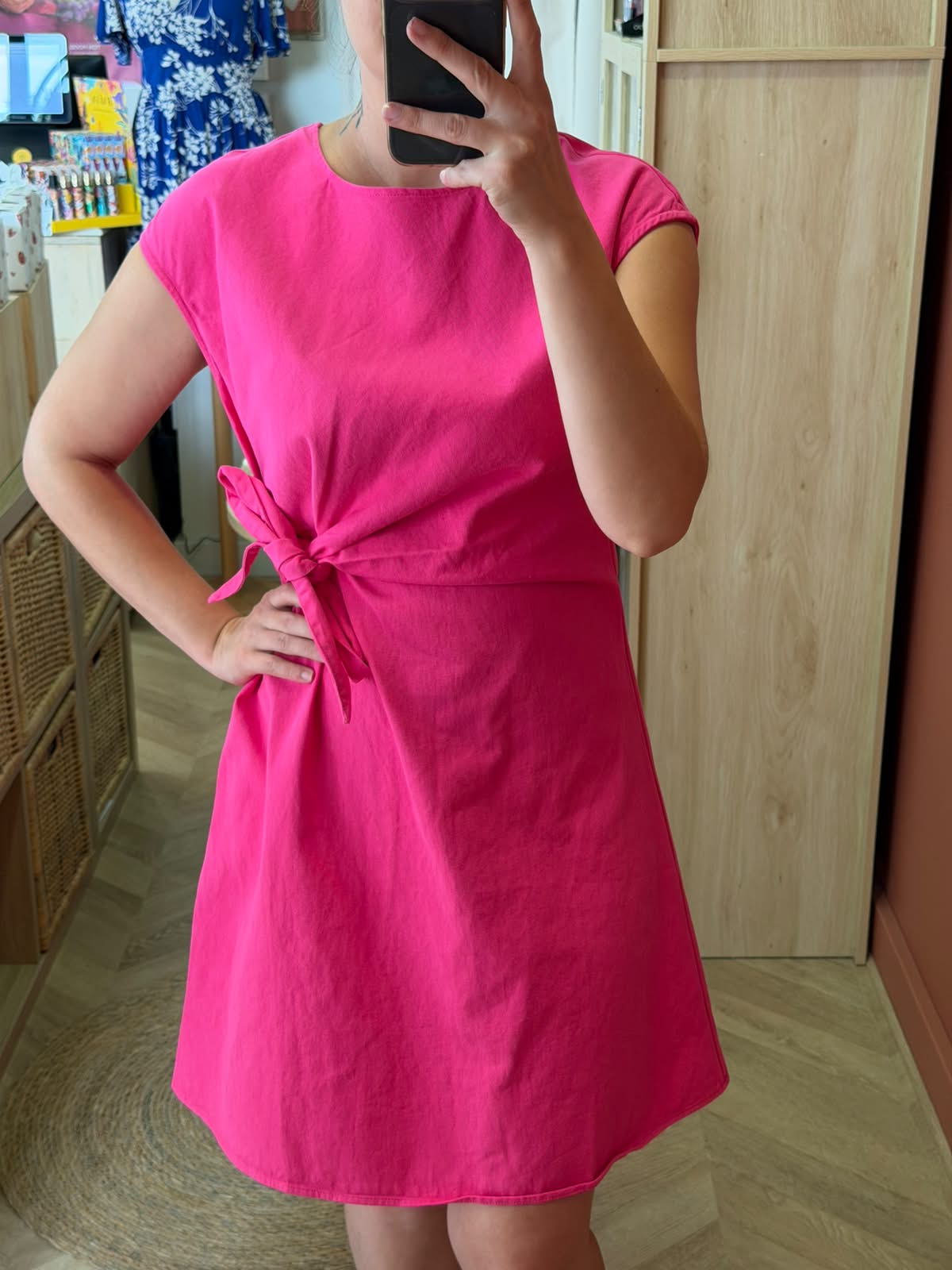 Robe courte Fuchsia – Esprit solaire