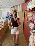 Short Victorinette blanc