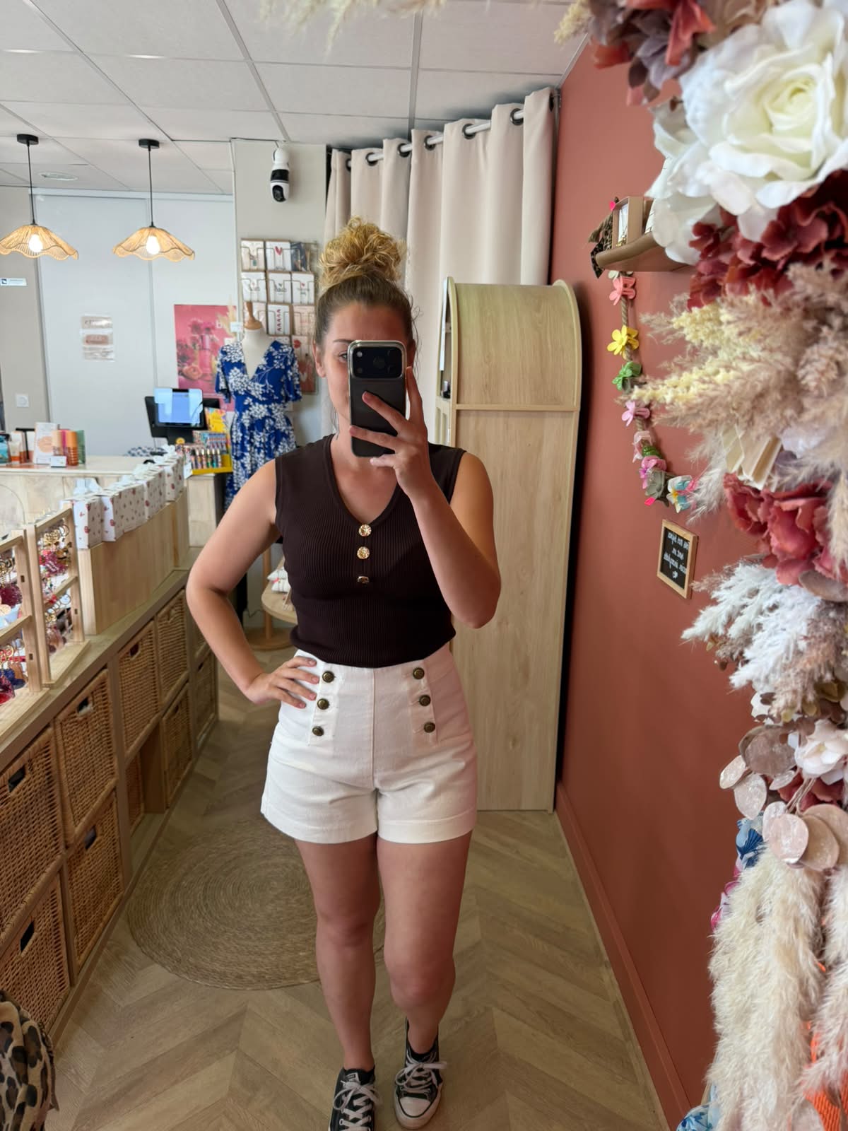 Short Victorinette blanc