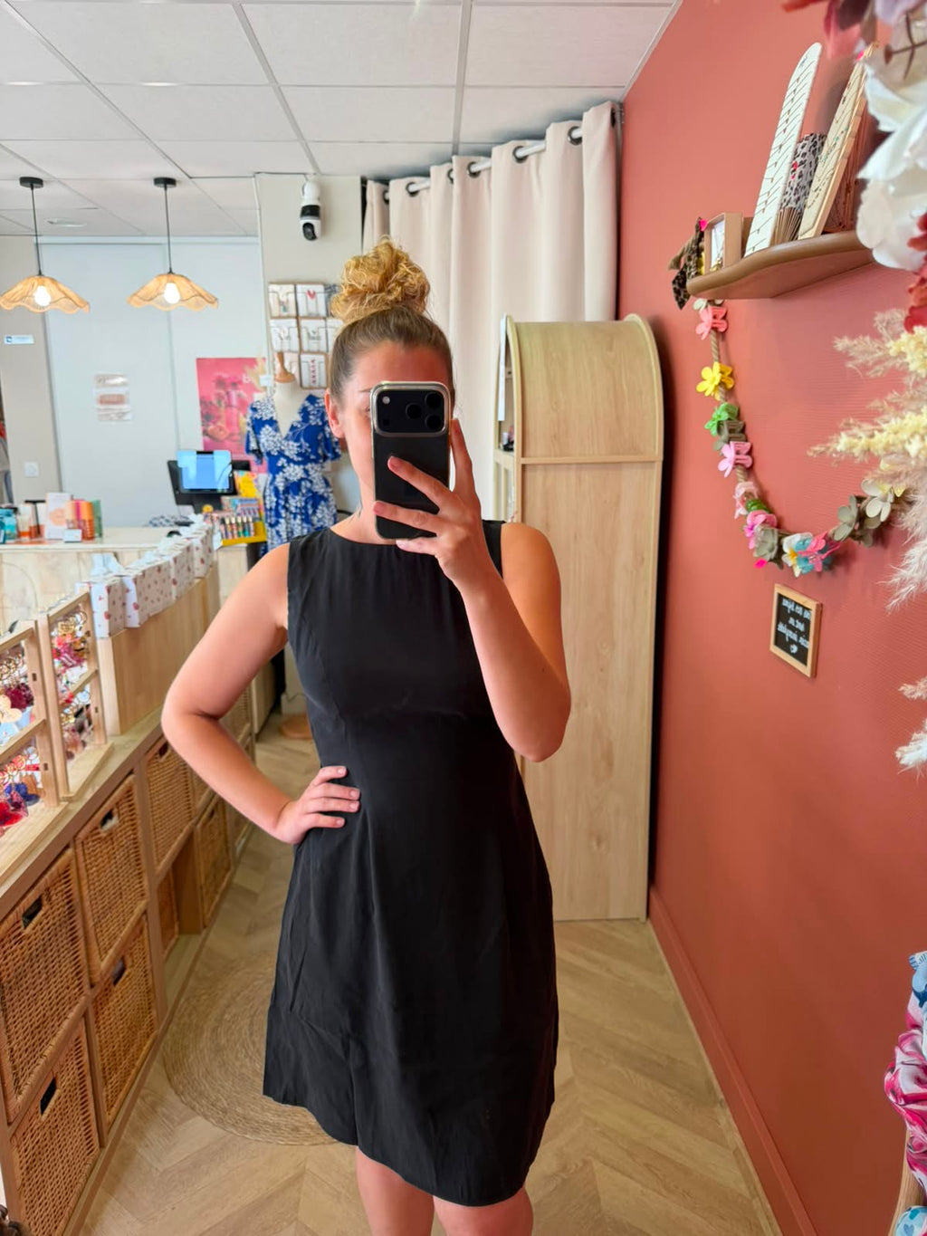 Robe midi noir