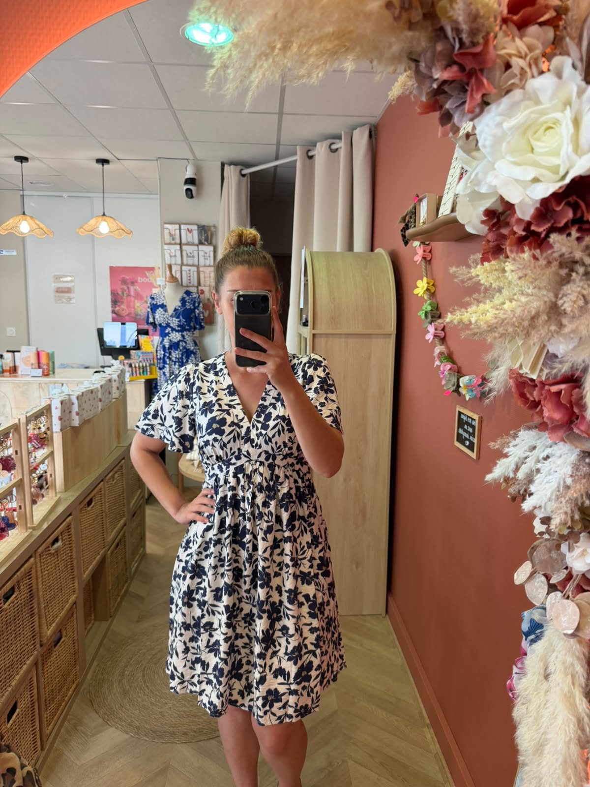 Robe à impression floral