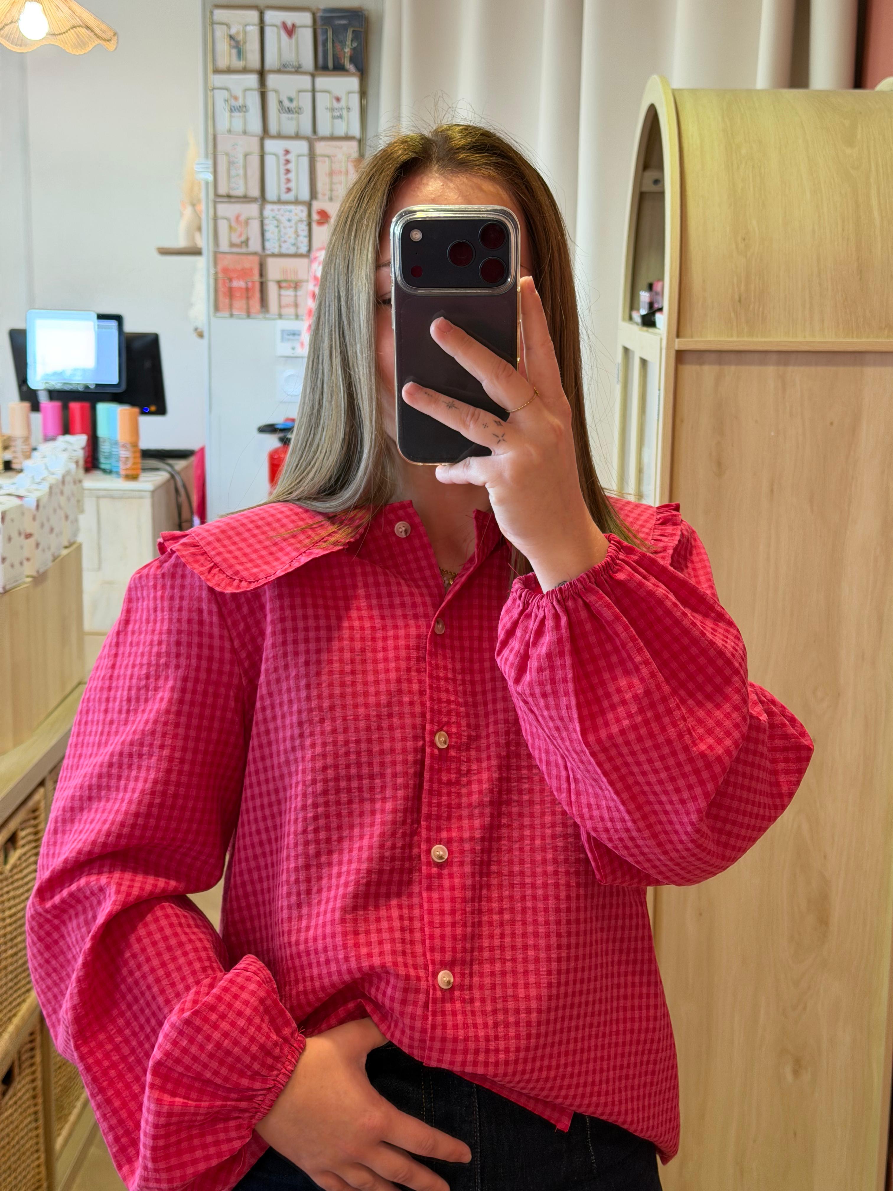 Chemise à carreaux