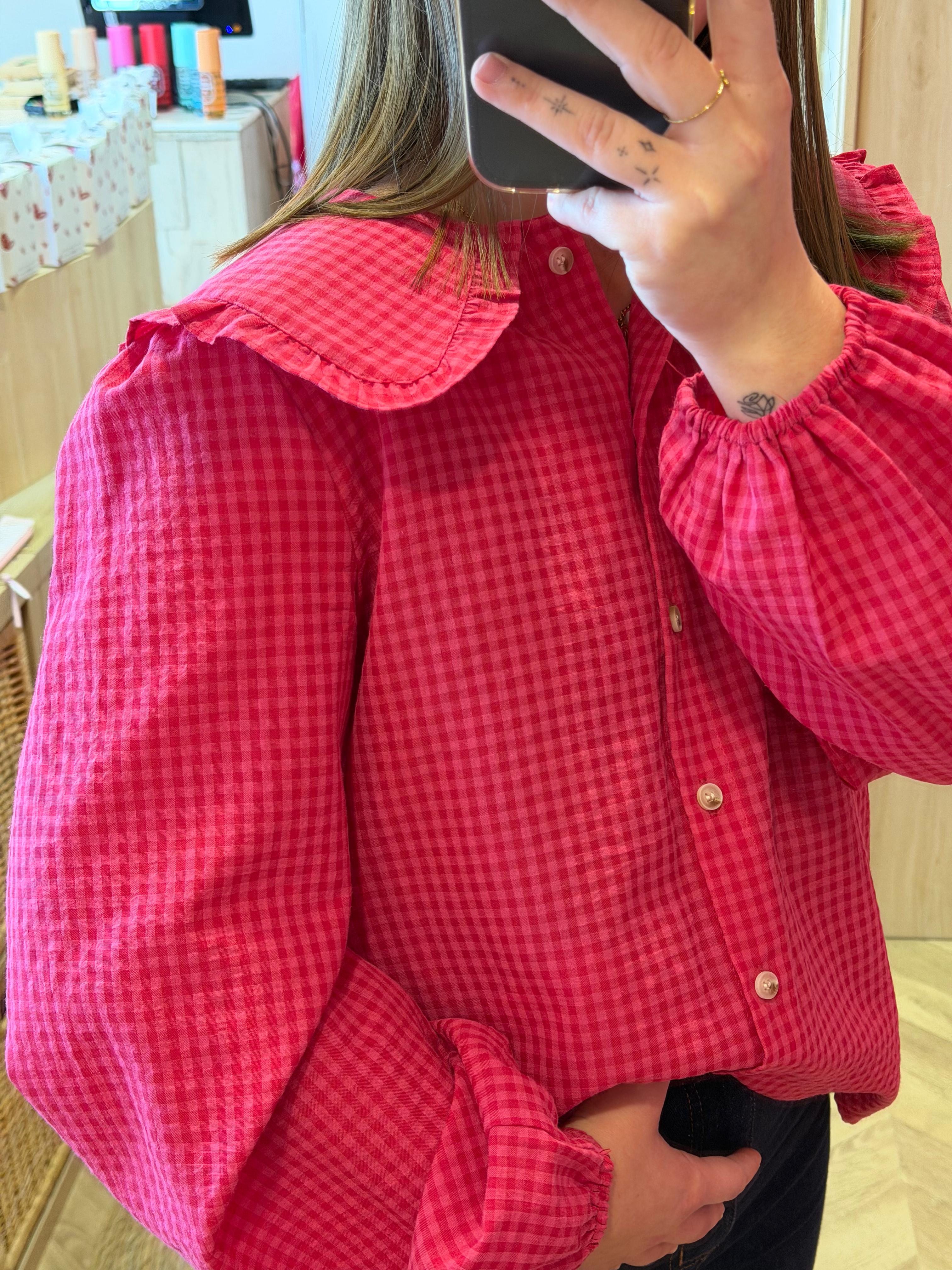 Chemise à carreaux