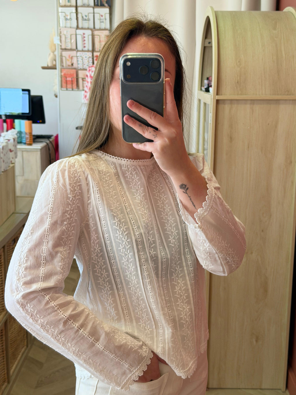 Blouse blanche
