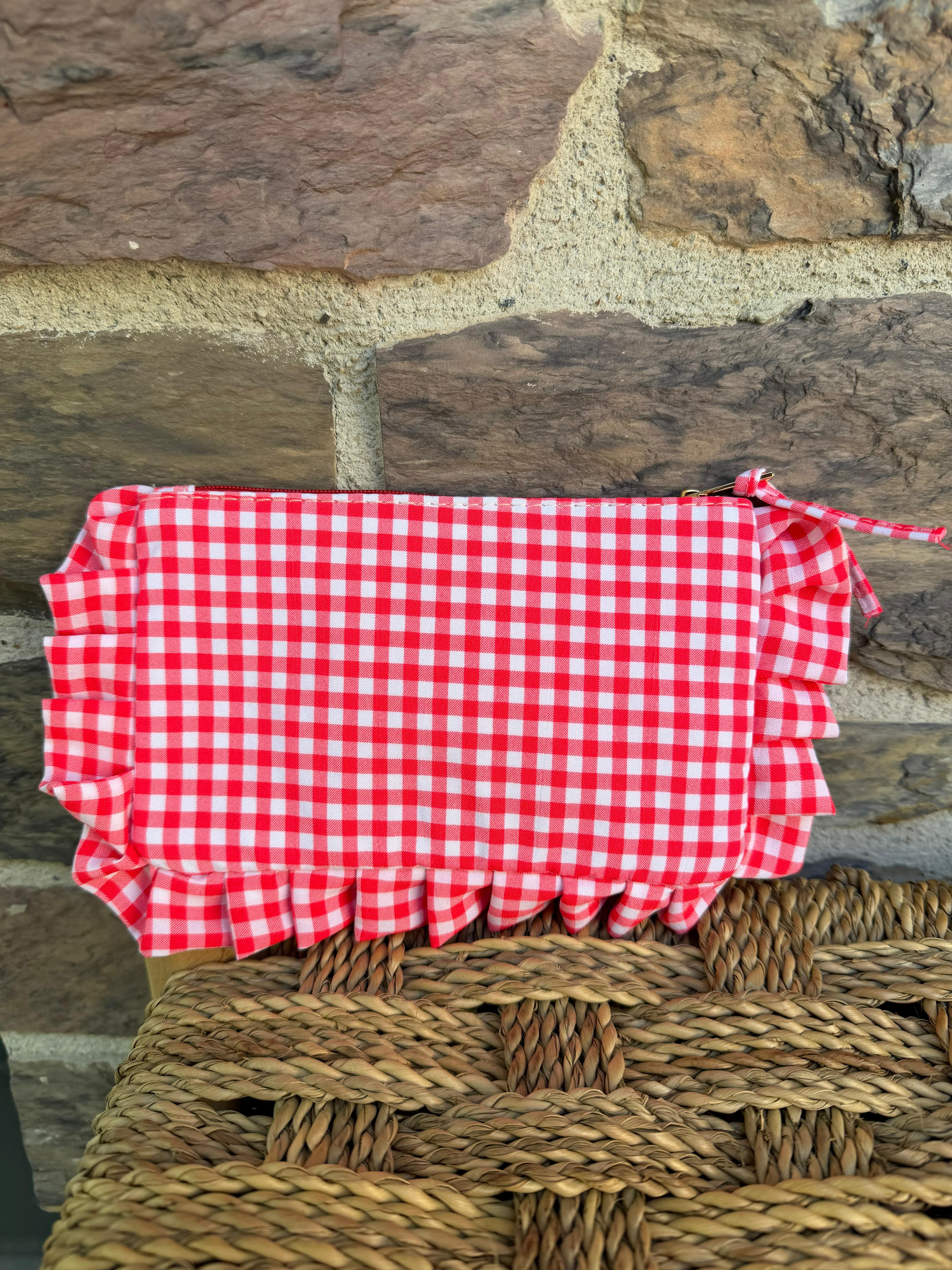 Pochette «  les copines d’abord », effet Vichy