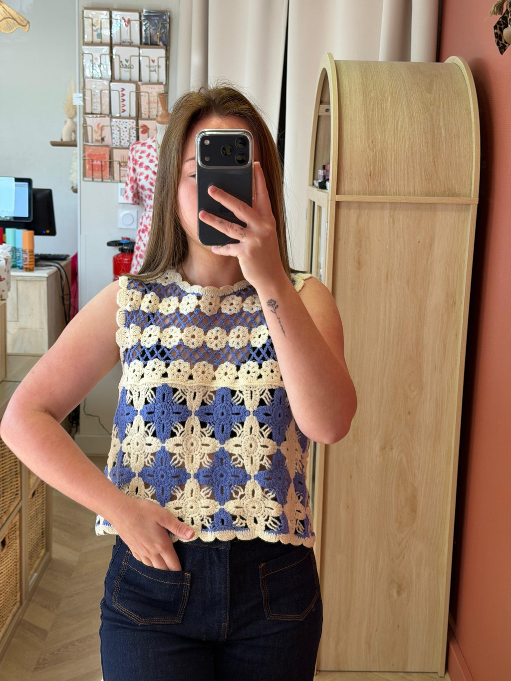 Top bleu