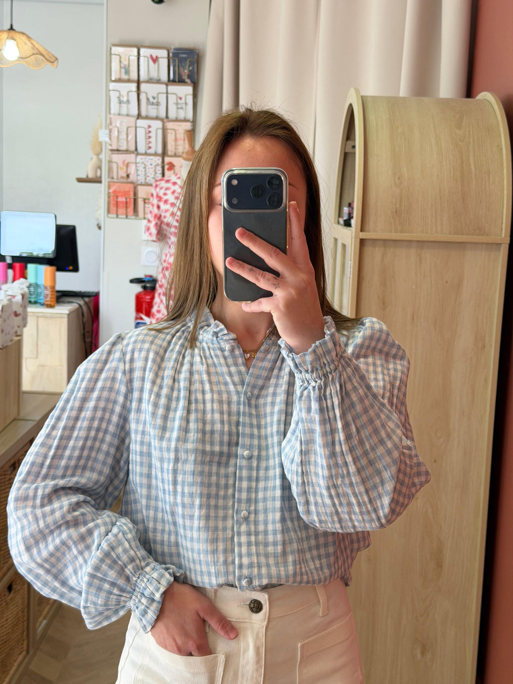 Chemise bleu