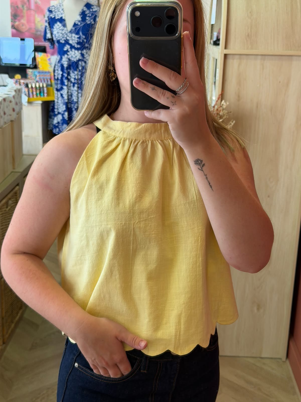 Haut Léonie – Jaune pastel