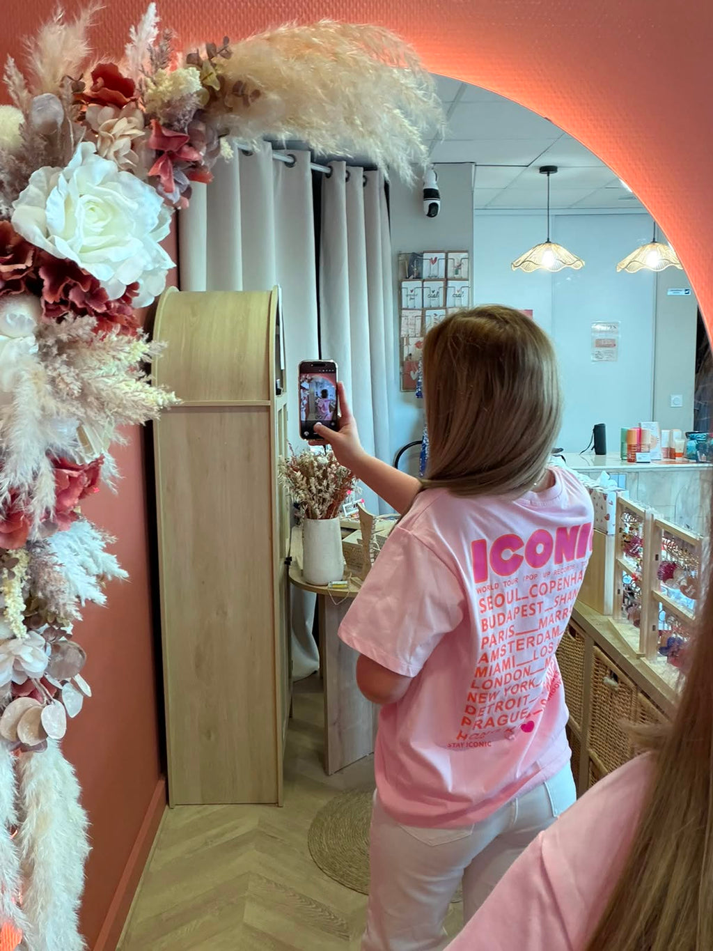 T-shirt Iconic – rose pâle