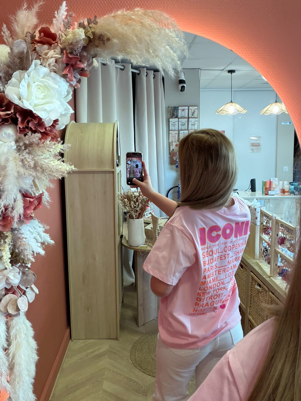 T-shirt Iconic – rose pâle