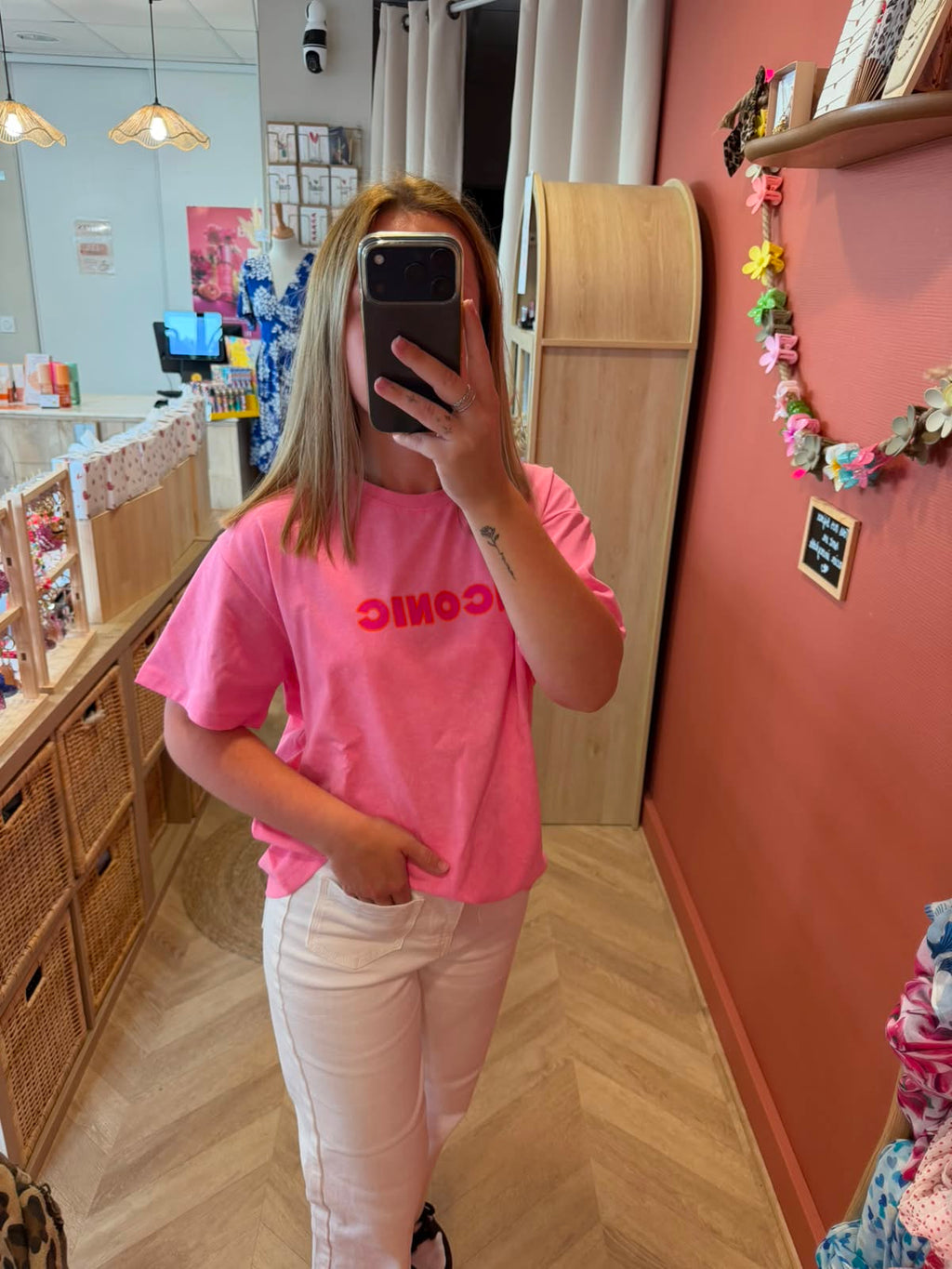 T-shirt Iconic – fuchsia