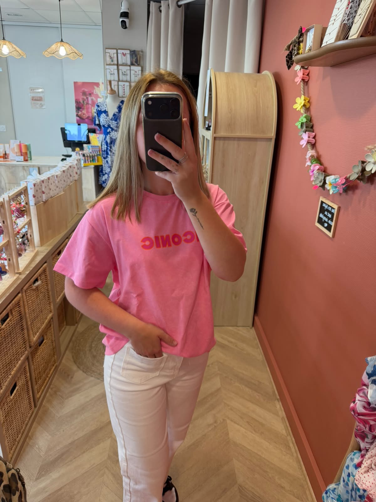 T-shirt Iconic – fuchsia