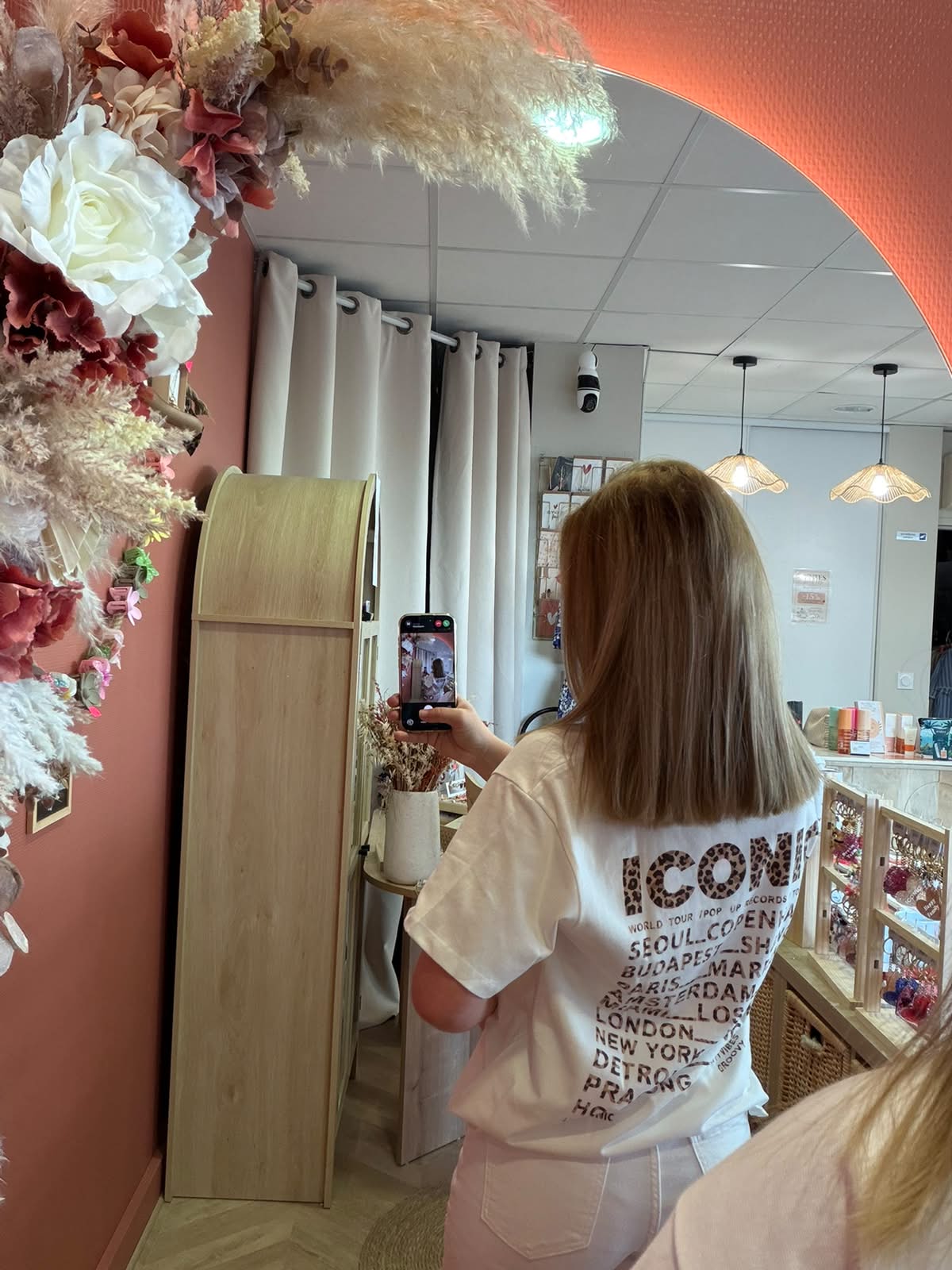 T-shirt Iconic – blanc - léopard