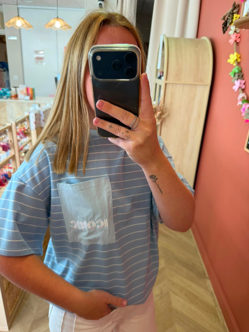 T-shirt iconic à rayures