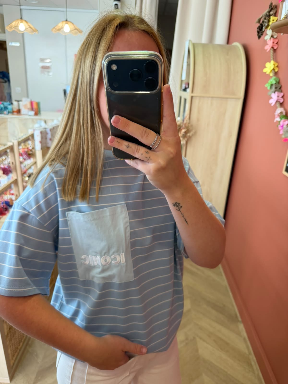 T-shirt iconic à rayures