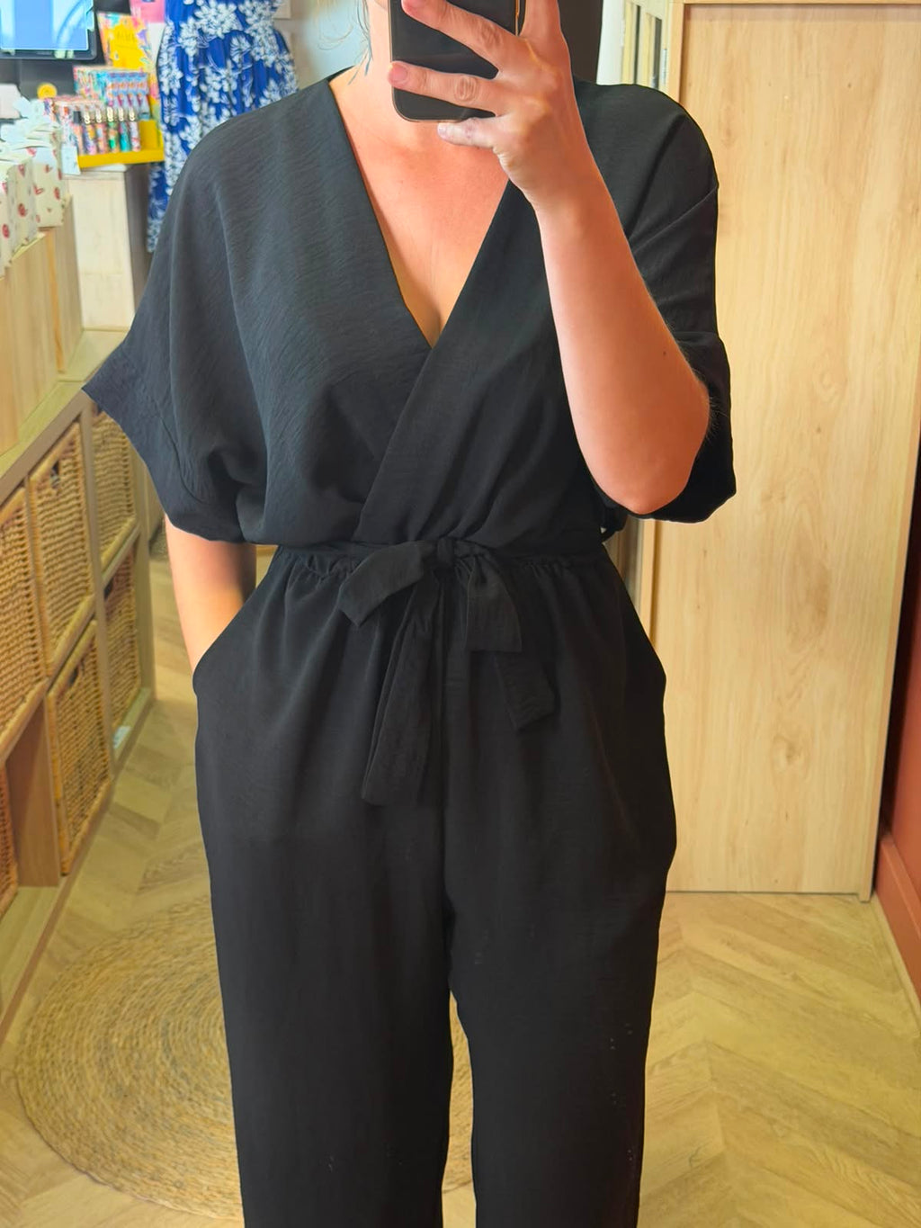 Combinaison fluide noir– Taille unique