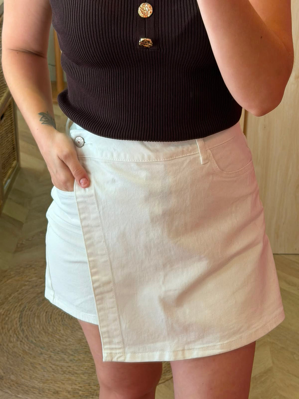 Jupe-short Jadene de chez Oraije
