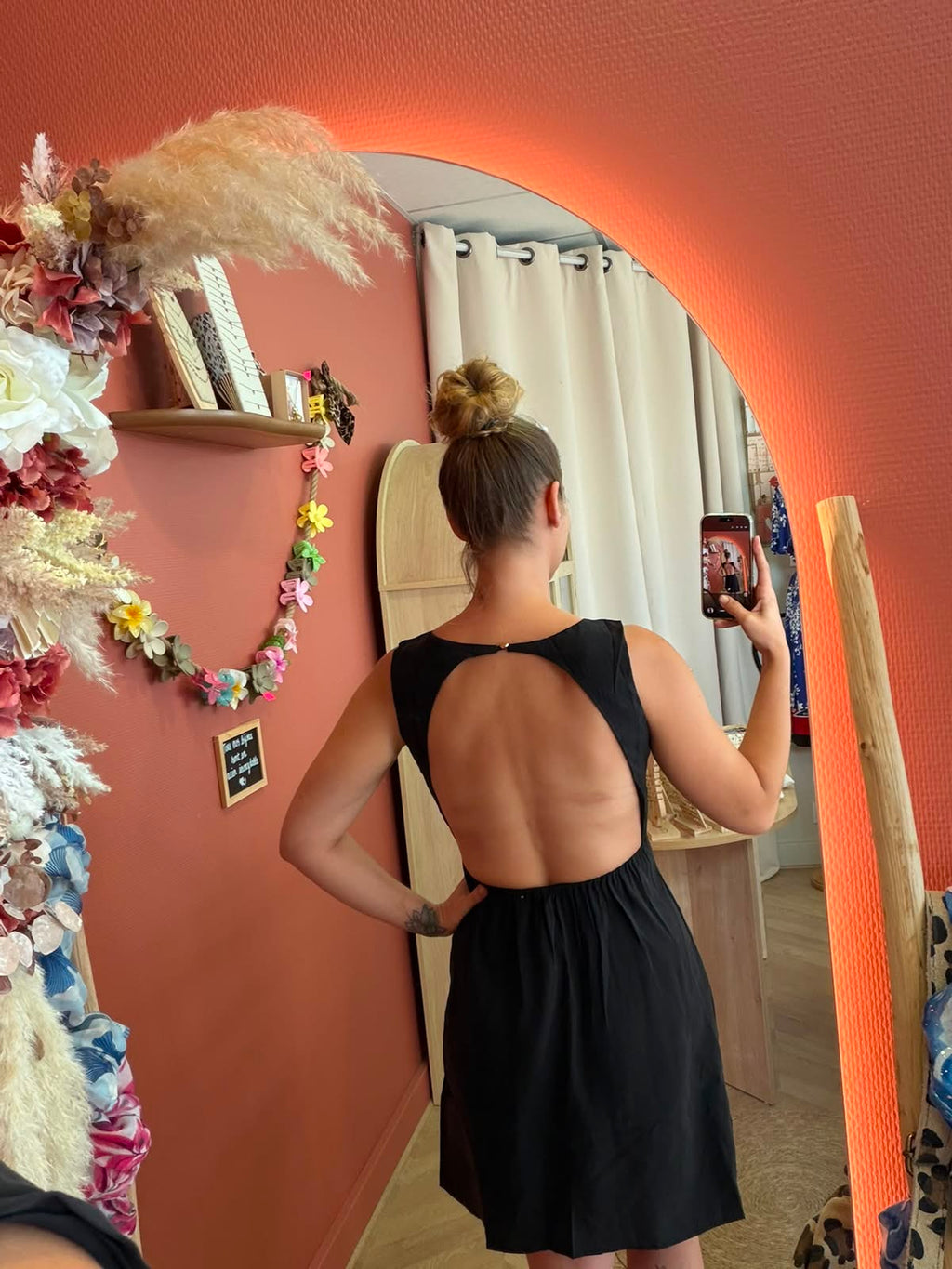Robe midi noir