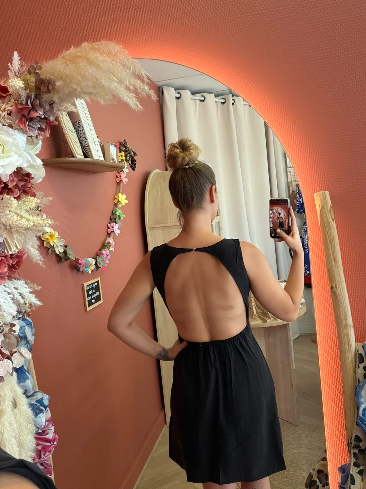 Robe midi noir